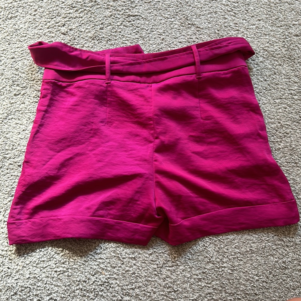 Express Sateen Style Shorts In Fuchsia/Raspberry - image 4